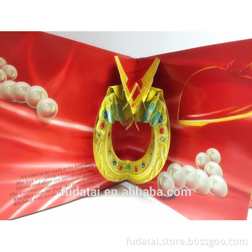 FDT customizes cheap children 3D pop up book printing